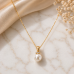 Celestial Pearl Pendant Necklace