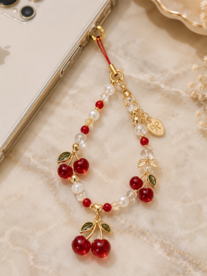 Cherry Pop Phone Charm