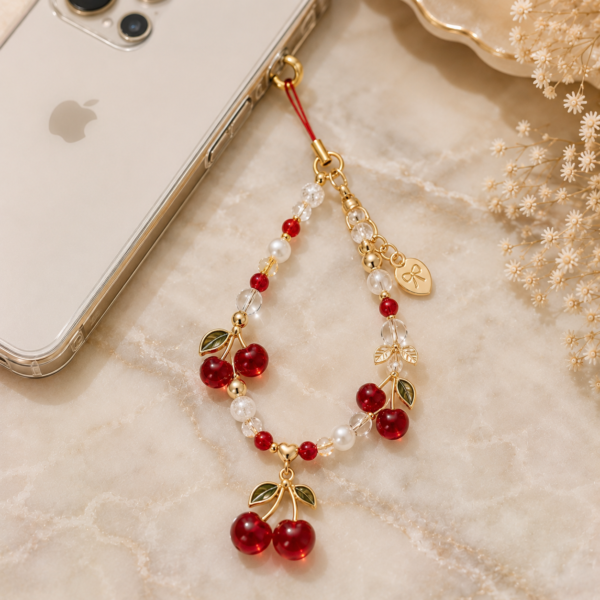 Cherry Pop Phone Charm