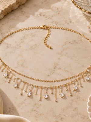Crystal Cascade Waist Chain