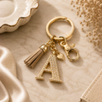 Initial Luxe Keychain