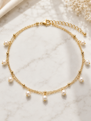 Luna Pearl Anklet