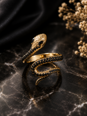 Midnight Serpent Ring