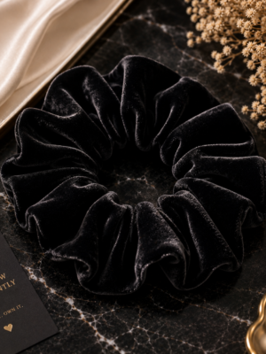 Midnight Velvet Scrunchie