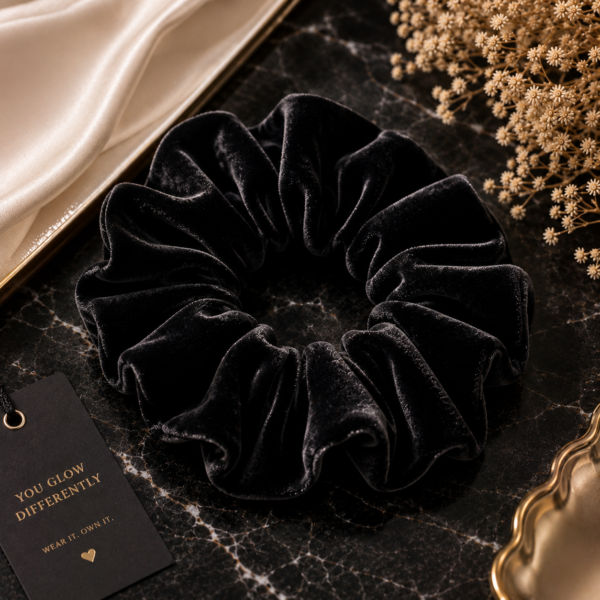 Midnight Velvet Scrunchie