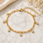 Nova Crystal Chain Bracelet