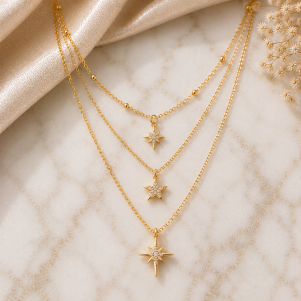 Nova Star Layered Necklace