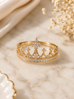Starlight Crown Ring