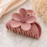 Velvet Bloom Claw Clip